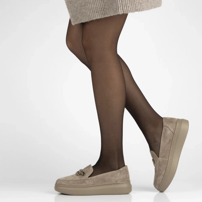 Leather shoes Filippo DP7216/25 BE beige