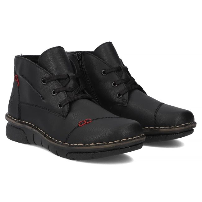 Botki Rieker 73301-00 czarne