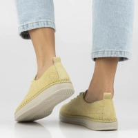 Leather shoes Filippo DP7674/26 YL yellow