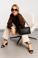 Leather handbag Toscanio F191 black