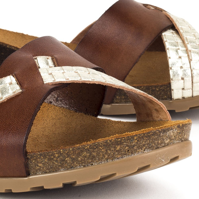 Sandals Yokono Capri-041 VQ/Cris.TR Nuez/Platino