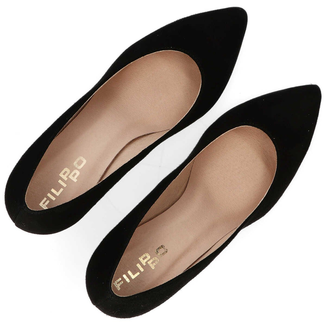 Pumps Filippo F637 Black Suede