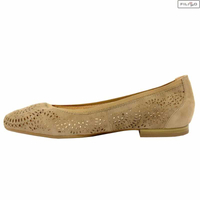 Baleriny CAPRICE 9/9-22500/26 taupe suede 8022346