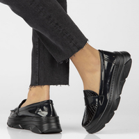 Leather shoes Filippo DP4186/22 BK black