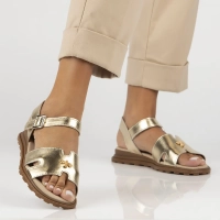 Leather sandals Filippo DS7031/25 GO gold