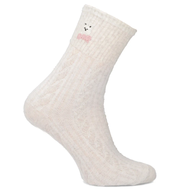 Women's Socks LM18-385 beige