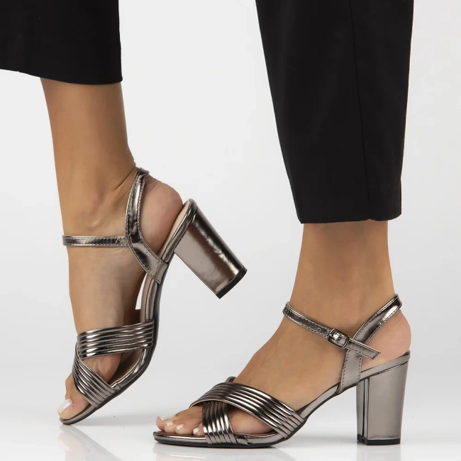 Sandals Filippo DS6901/25 GN gun metal