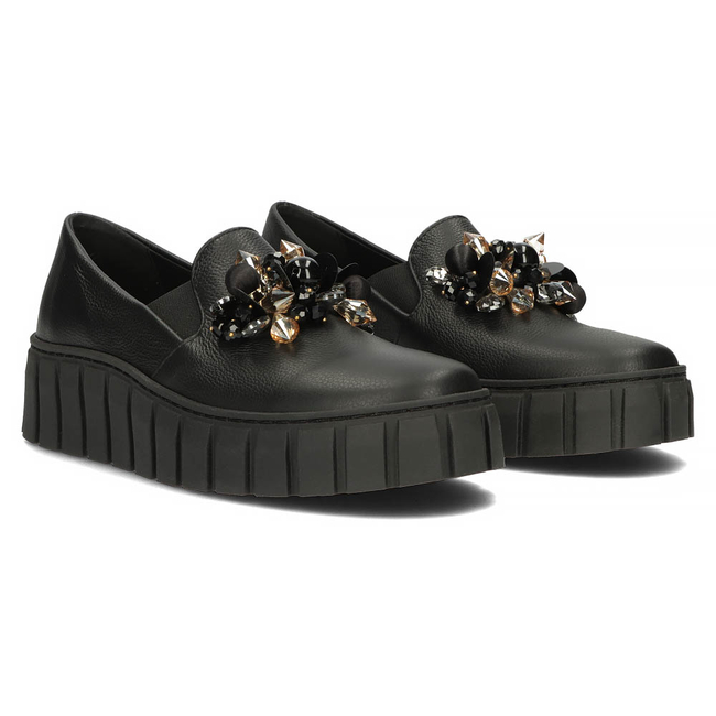 Leather shoes Filippo 198 black