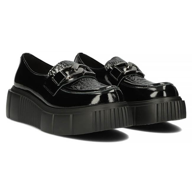 Leather shoes Filippo 20101 N black