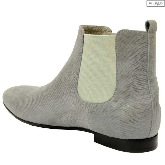Ankle boots NESSI 46703 gray lizzaro 8021386