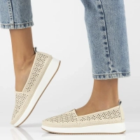 Leather shoes Filippo DP4555/25 BE beige