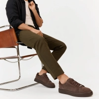 Leather Sneakers Filippo MP8277/26 TP taupe