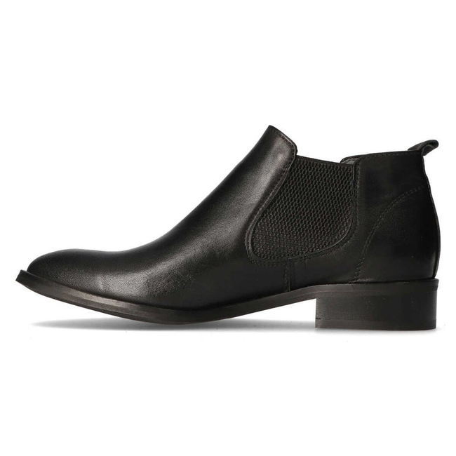 Leather ankle boots Filippo 811 black face
