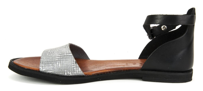 Sandals Nessi 18382 Black + Grey ST