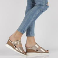 Wedge slippers Filippo DK2078/21 GO gold