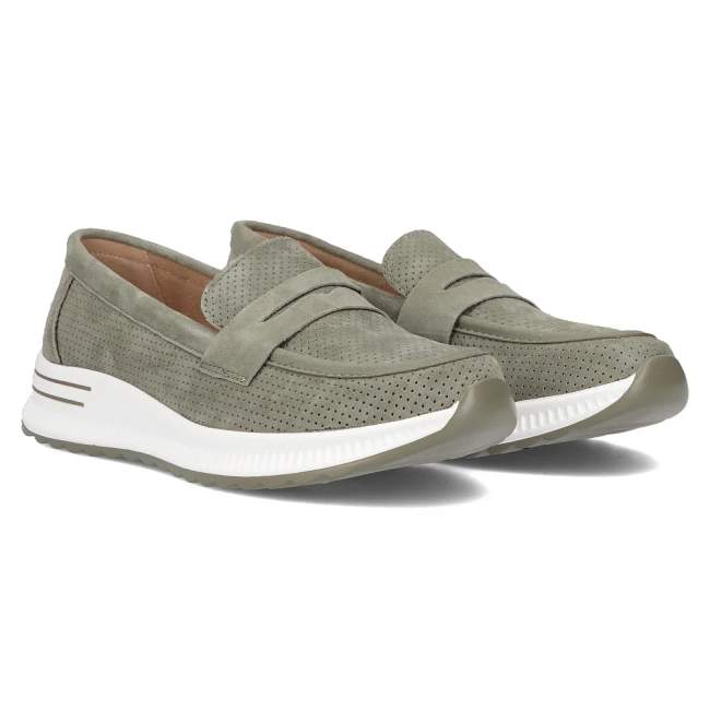 Leather shoes Filippo DP6750/25 GE green