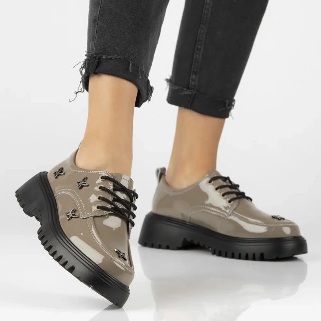 Leather shoes Artiker 55C1010 beige