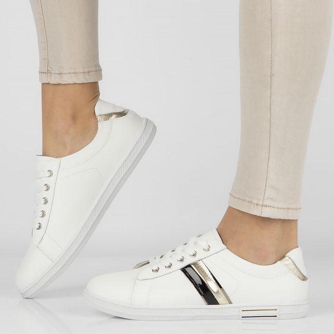 Leather shoes Filippo DP4522/23 WH white