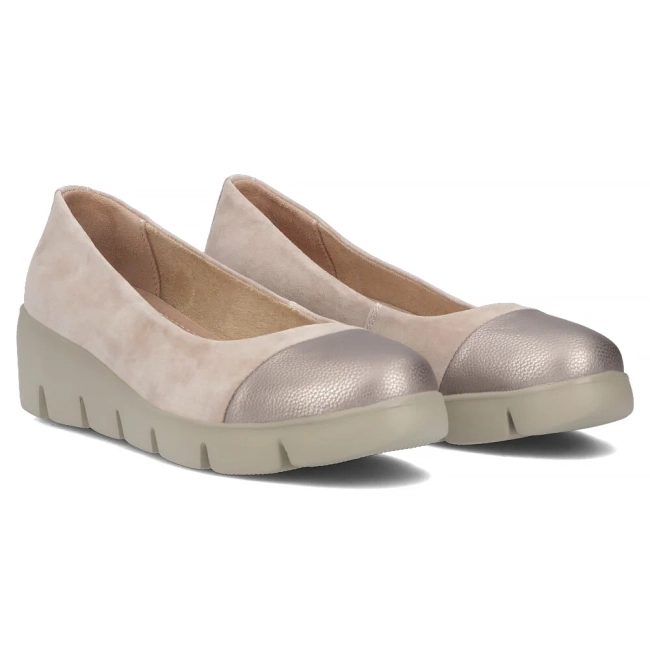 Leather shoes Filippo DP6758/25 BE beige