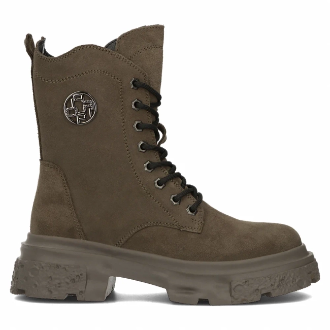 Leather ankle boots DBT6443/24 TP taupe