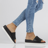 Leather flip-flops Filippo 40245 black