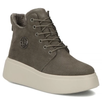 Leather ankle boots Filippo DBT7272/25 GR grey