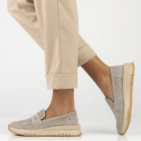 Leather shoes Filippo DP6748/25 BE beige