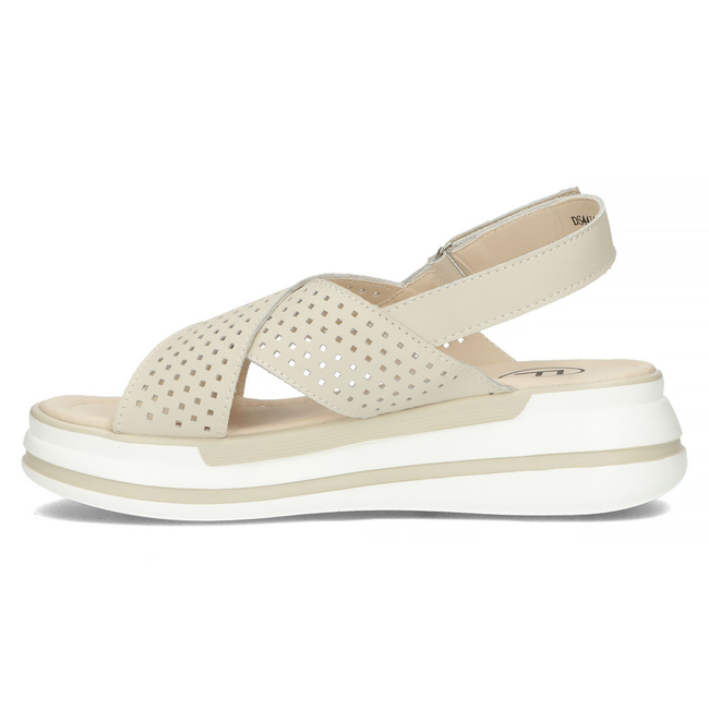 Leather sandals Filippo DS4414/23 BE beige