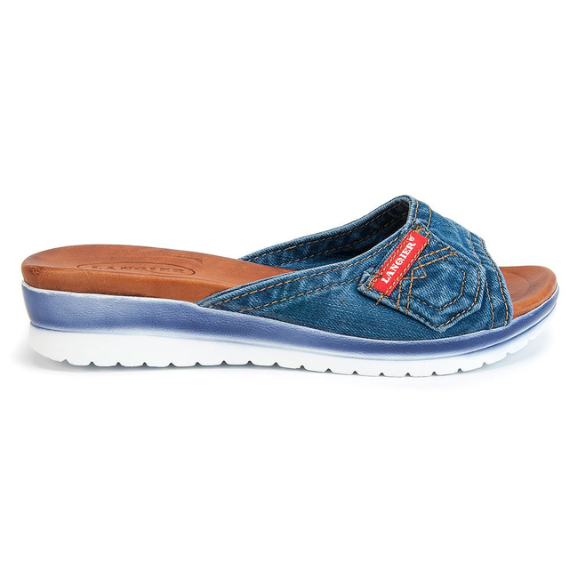 Klapki Lanqier 40C222 Jeans