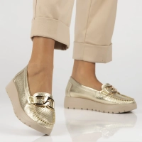 Leather loafers Filippo DP6827/25 GO gold