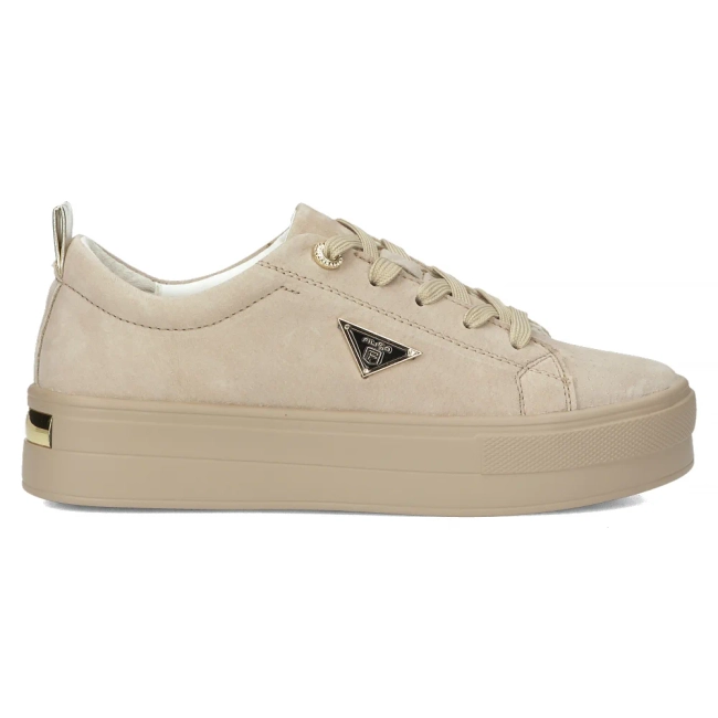 Skórzane półbuty Filippo DP3533/24 BE beżowe