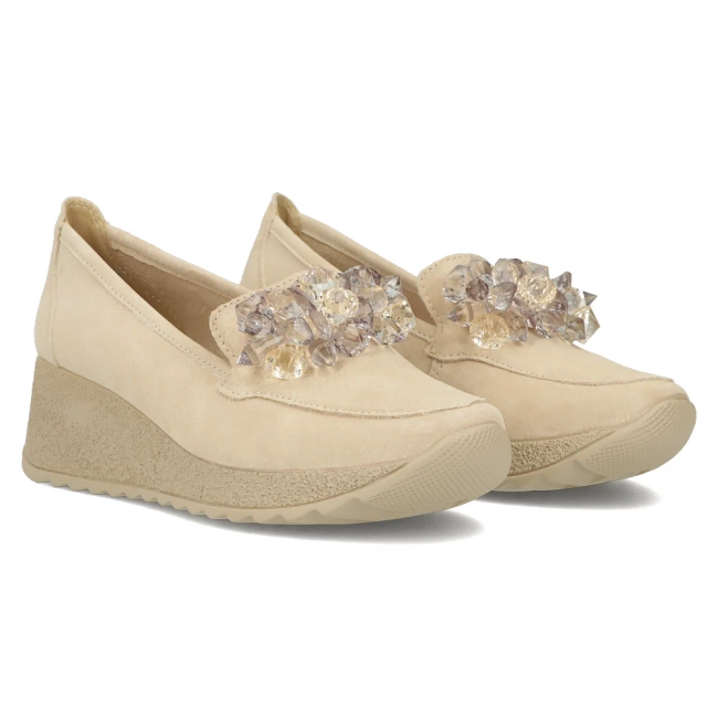 Leather shoes Filippo DP4563/24 BE beige