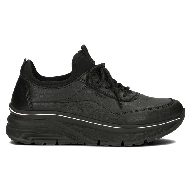 Rieker leather sneakers 48050-00 black