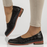 Leather shoes Filippo DP3545/22 BK black