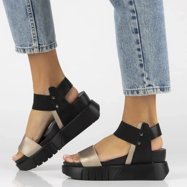 Leather sandals Filippo DS6156/24 GO gold