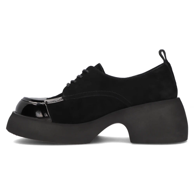 Leather shoes Filippo DP6271/24 BK black