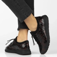 Leather shoes Filippo DP7117/25 BG burgundy