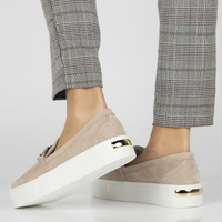 Leather shoes Filippo DP4484/23 BE beige