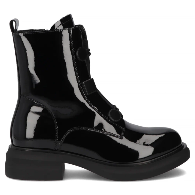 Leather ankle boots Filippo DBT7223/25 BK black