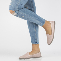 Skórzane półbuty Filippo DP081/20 PI różowe