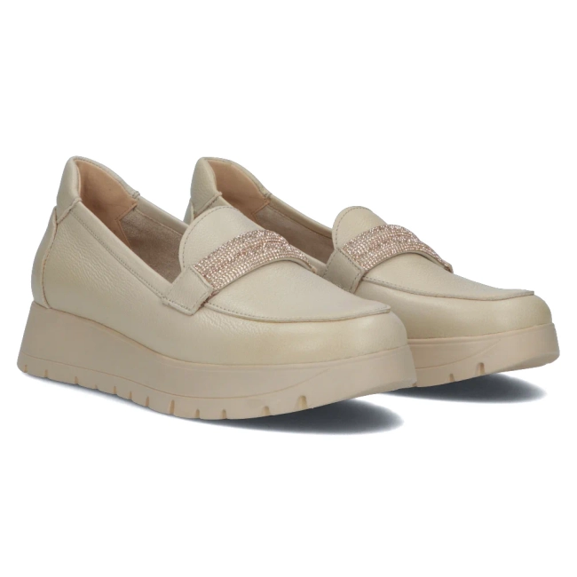 Leather shoes Filippo 20141 beige