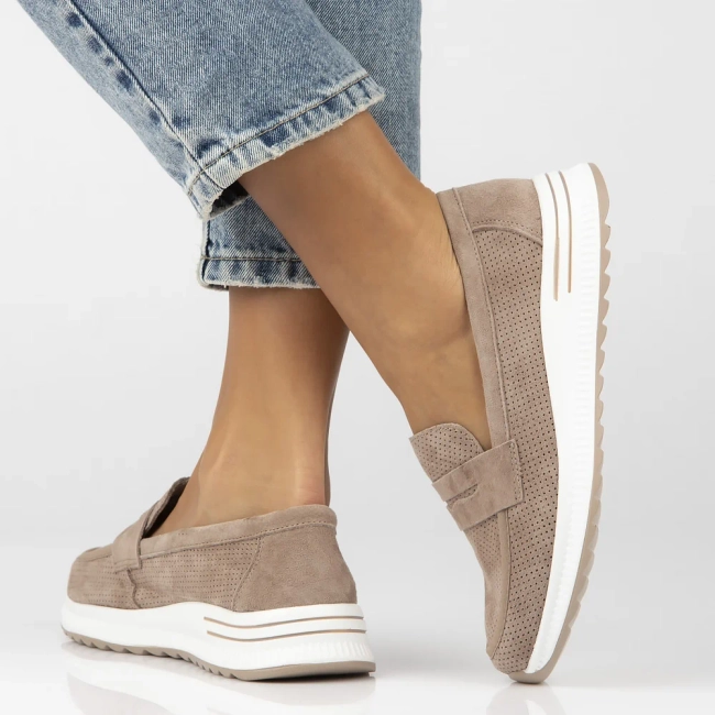 Leather shoes Filippo DP6750/25 BE beige