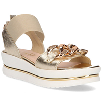 Leather sandals Filippo 104 gold