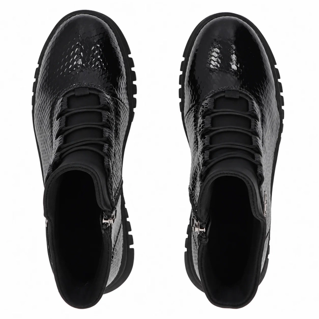 Leather ankle boots Filippo DBT8075/26 BK PT black