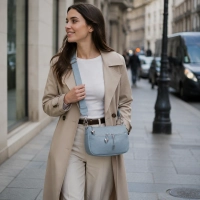 Blue shoulder bag Skye