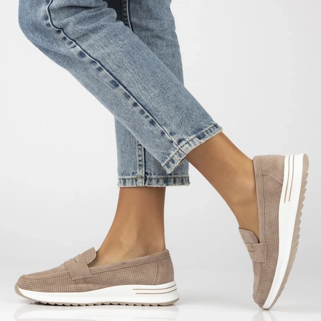 Leather shoes Filippo DP6750/25 BE beige