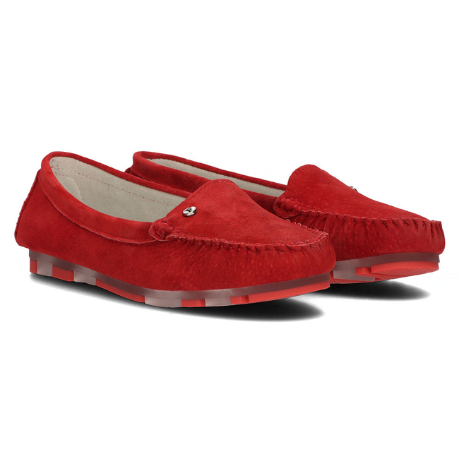 Leather loafers Filippo DP2037/22 RD red