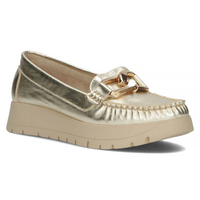 Skórzane mokasyny Filippo 10141 złote