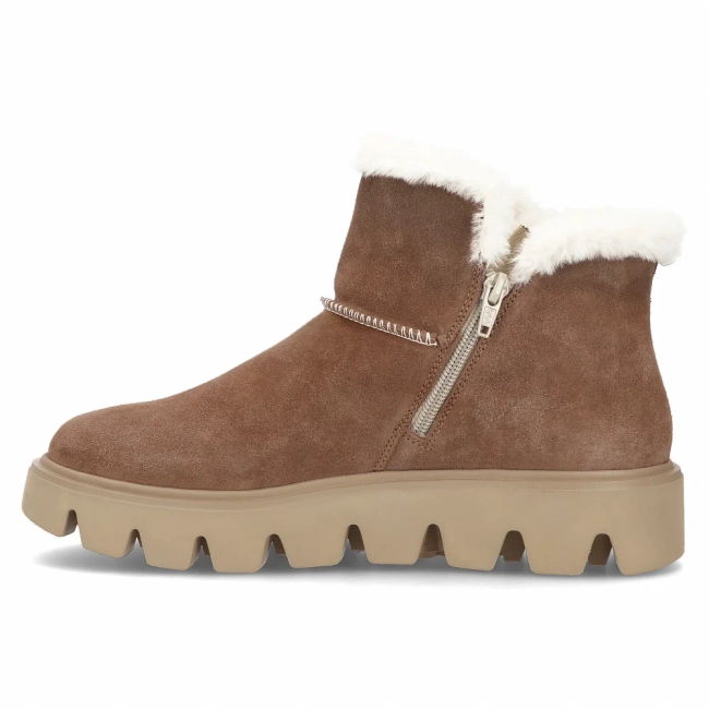 Leather snow boots Rieker W2071-20 brown