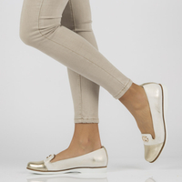 Leather shoes Filippo 150 gold